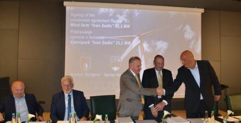 與Suzlon簽署特許經(jīng)營協(xié)議，建設(shè)25.2兆瓦風(fēng)電場(chǎng)