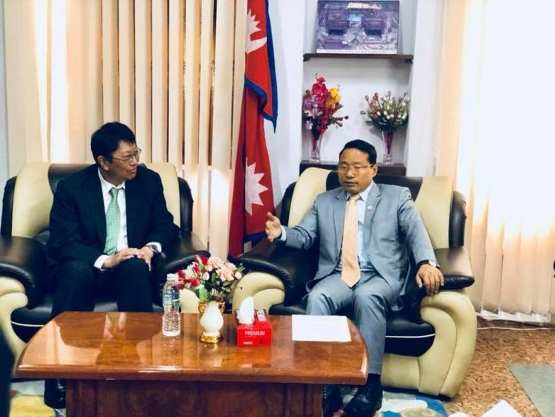 尼泊爾與日本周一在Singhbirbar的能源部舉行會(huì)議，希望在能源和水電領(lǐng)域進(jìn)行合作