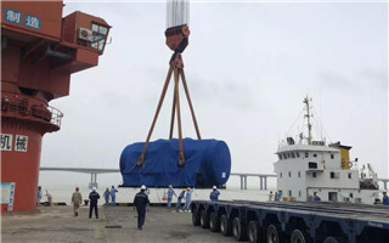 田灣5號(hào)機(jī)組發(fā)電機(jī)定子吊裝就位！