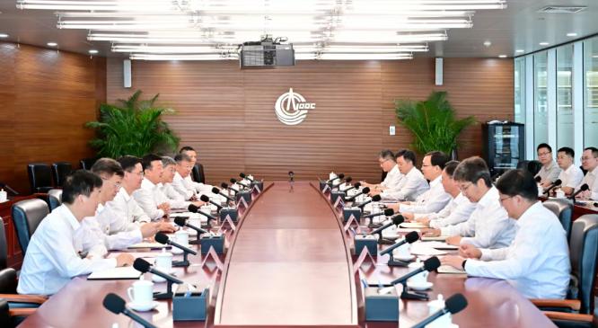 中國海油與中國大唐高層會談！