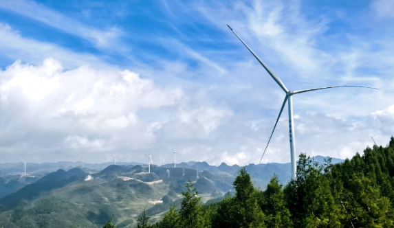貴州水城區(qū)老虎梁子風(fēng)電場項(xiàng)目全容量并網(wǎng)發(fā)電